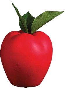 Rinehart Cible Pomme Apple 3D