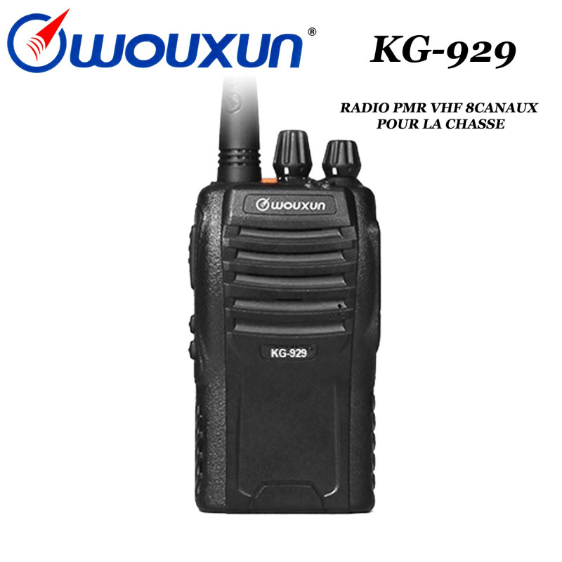 WOUXUN KG-929 Compact PMR walkie-talkie FM VHF hunting radio