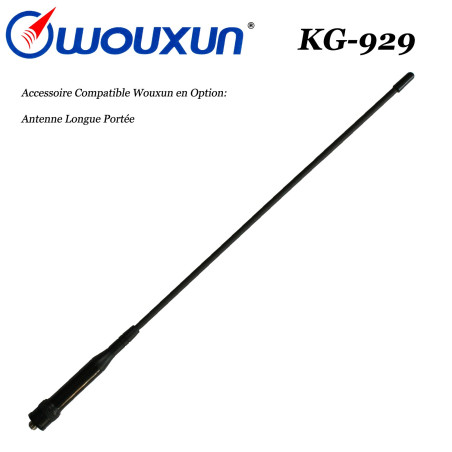 WOUXUN KG-929 Antenne Longue portée compatible en option, idéal pour la chasse
