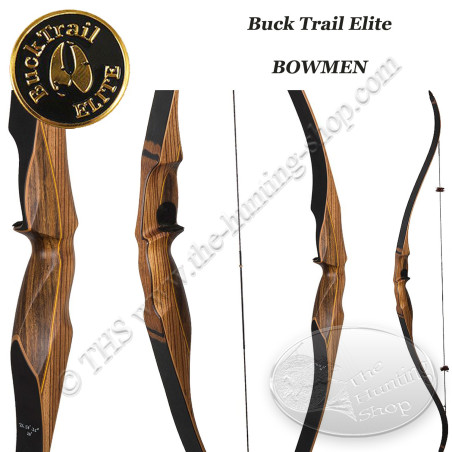 BUCK TRAIL ELITE Bowmen Arc recurve monobloc court pour la chasse et le tir 3D
