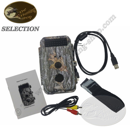 THS SELECTION Caméra piège photo de surveillance chasse et sécurité à flash infrarouge invisible