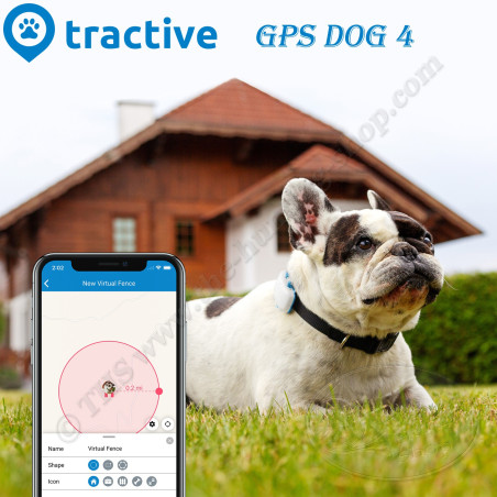 TRACTIVE GPS DOG 4 - GPS-Halsband für Hunde mit Aktivitätsverfolgung