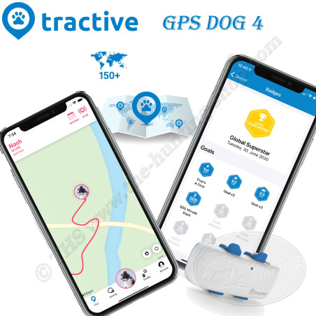 TRACTIVE GPS DOG 4 - GPS hondenhalsband met activiteit tracking