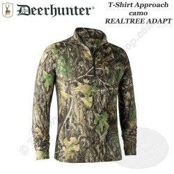 DEERHUNTER Approach camo long sleeve t-shirt Realtree Adapt - 8854