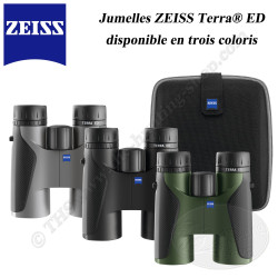 ZEISS Jumelles Terra ED 10x42 Noire Grise  Verte