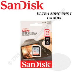 SANDISK SpeicherkarteULTRA SDHC UHS-1 32 GB - Geschwindigkeit 120MB/s