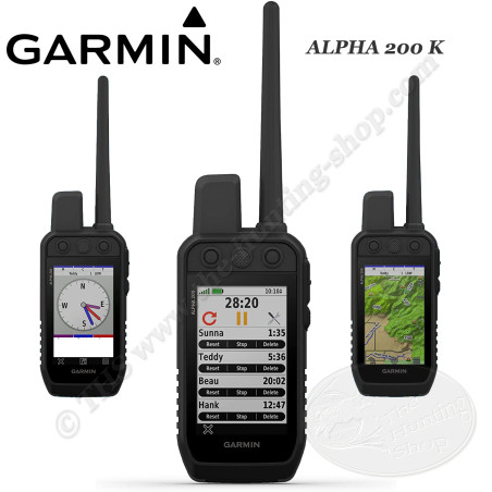 GARMIN ALPHA® 200 K Draagbaar GPS-systeem voor het volgen van jacht- en gezelschapshonden