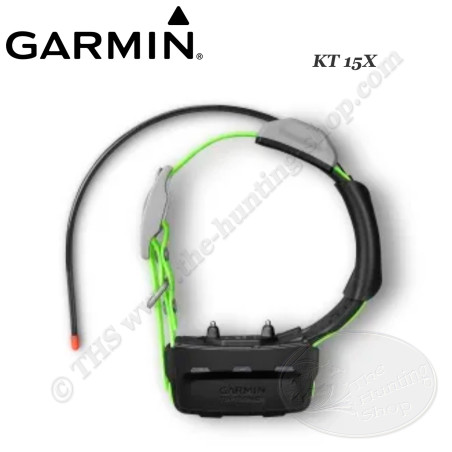 GARMIN GPS collar KT 15X for tracking and training dogs with an ALPHA® 200 K control unit