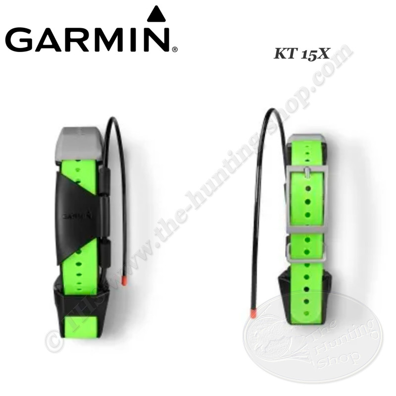 GARMIN Collier GPS KT 15X pour le suivi et le dressage des chiens avec une  centrale ALPHA® 200 K