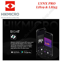 HIKMICRO LYNX PRO LH25 and LH19 Monocular thermal camera with manual focus and photo and video recording