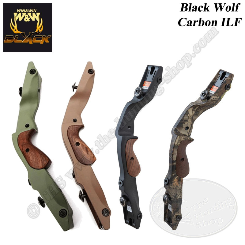 WIN&WIN BLACK BLACK WOLF 17" ILF Carbon Griff für traditionelle Bögen