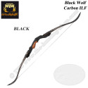 WIN&WIN BLACK poignée BLACK WOLF de 17" en carbone pour arc de chasse traditionnel recurve au standart ILF