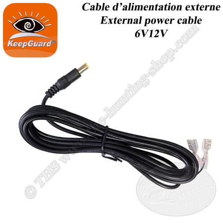 KEEPGUARD External power cable 3 meters for camera trap KG895