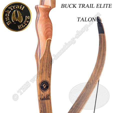BUCK TRAIL ELITE Talon Arc traditionnel recurve monobloc de 60" pour la chasse et le tir 3D
