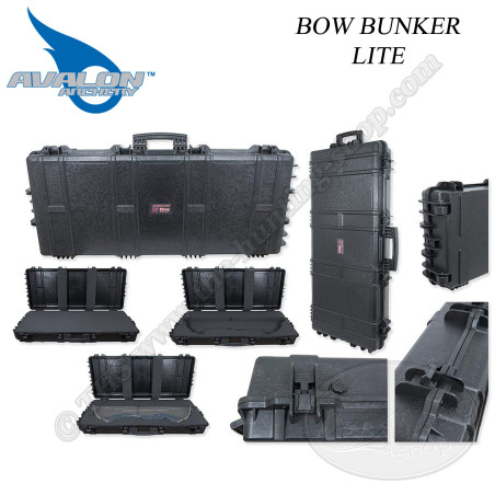 AVALON Tec X Bow Bunker Valise rigide de protection et de transport avec roues intégrées pour arc  compound