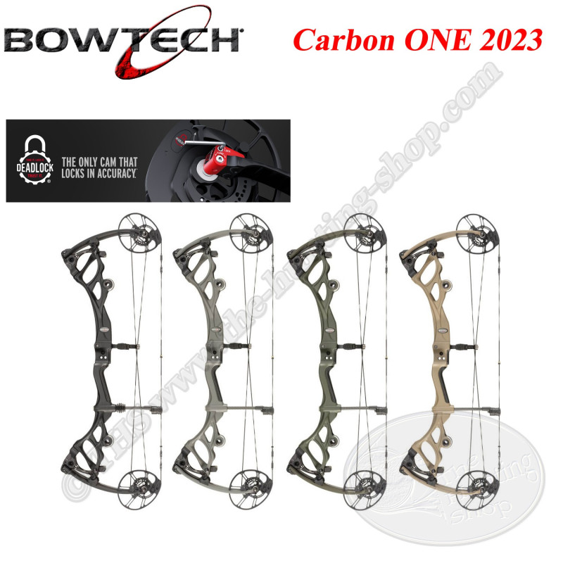 BOWTECH Carbon ONE 2023 Arc compound à poulies Deadlock Cam System