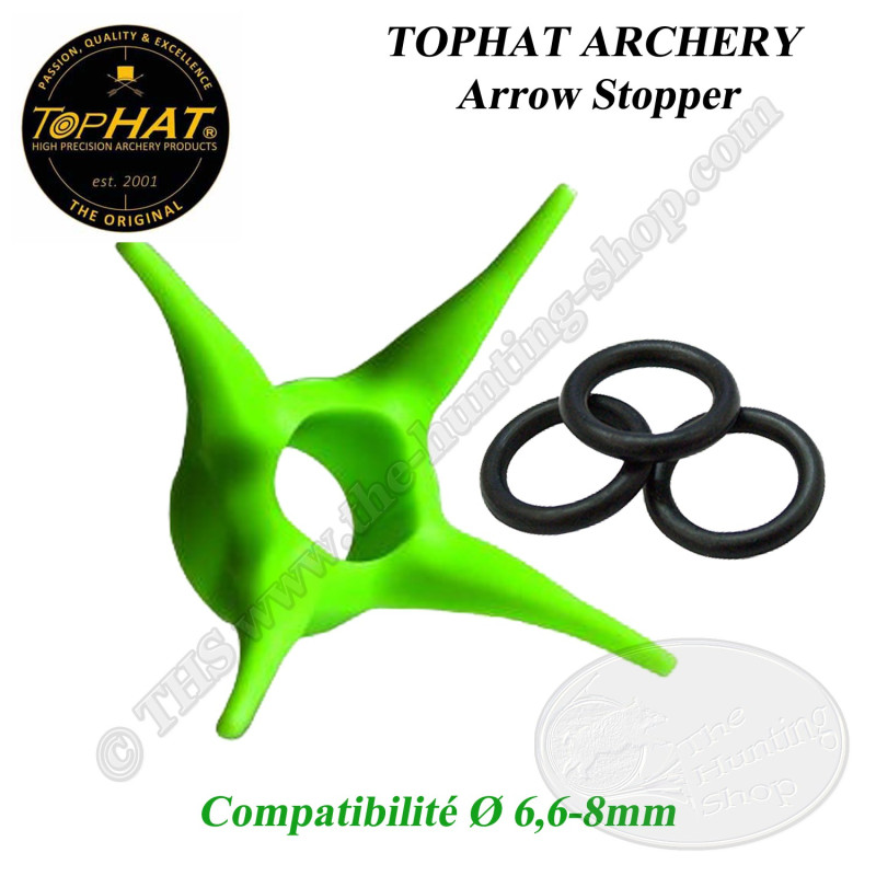 TOPHAT ARCHERY 6 Arrow Stopper Entrave en plastique pour flèches