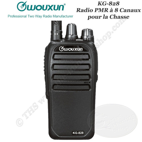 WOUXUN KG-828 Radio PMR portative compacte pour la chasse de type talkie walkie FM VHF