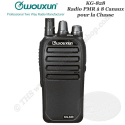 WOUXUN KG-828 Kompaktes tragbares PMR-Funkgerät für die Jagd vom Typ Walkie Talkie FM VHF