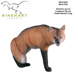 RINEHART 3D Fuchs Red Fox Schaumstoffziel für Bogenschießen