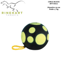 RINEHART RFT Zielball Schaumstoffball zum Werfen für das Bogenschießen