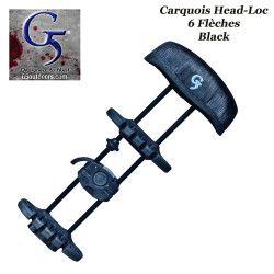 G5 Head-Loc Carquois 6 flèches pour arc de chasse à poulies