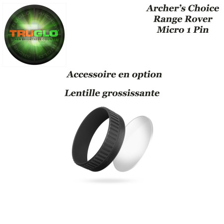 TRUGLO Archer's Choice Range Rover Micro Viseur de chasse mono pointeur