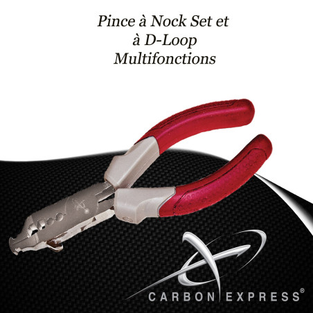 CARBON EXPRESS Pince à Nock Set et D-Loop multifonctions