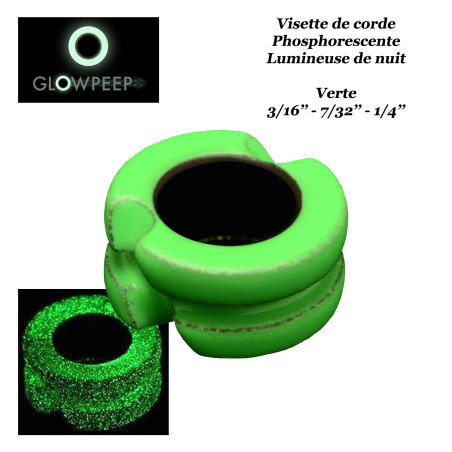 GLOWPEEP Glow-in-the-dark rope visor