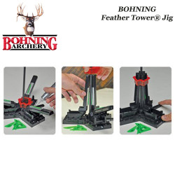 BOHNING Feather Tower Jig Empenneuse 3 plumes naturelles fonctionnement