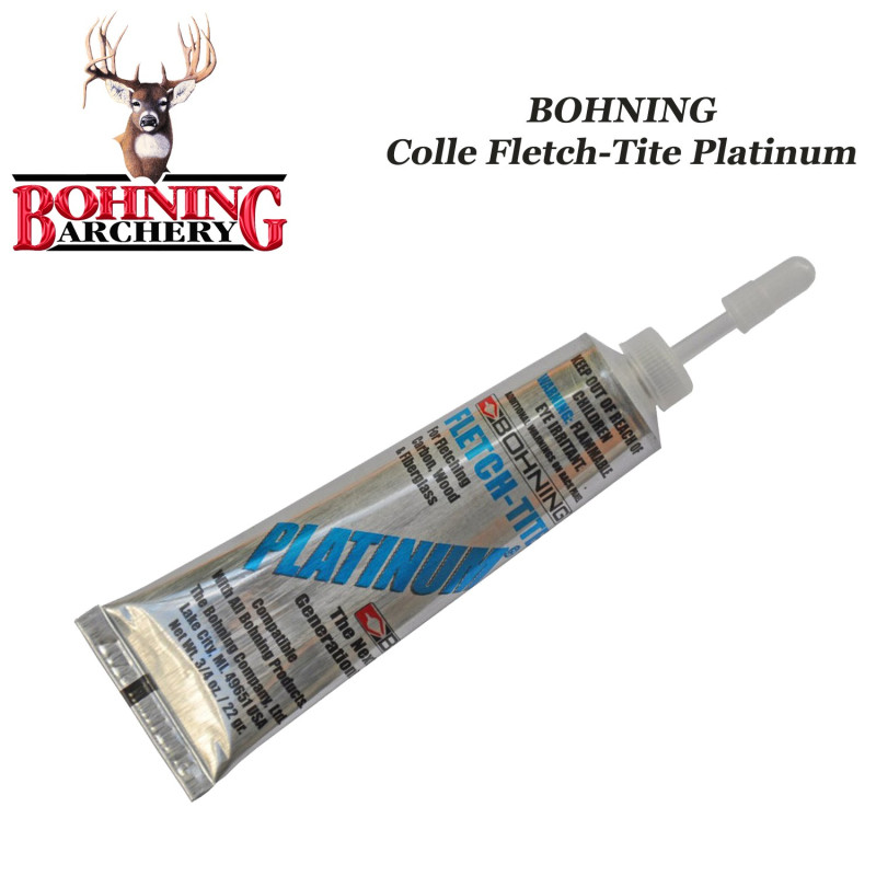 BOHNING Fletch-Tite Platinum Adhesive for plastic and natural feathers