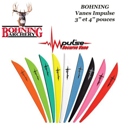 BOHNING Vanes Blazer 2" pouces en plastique