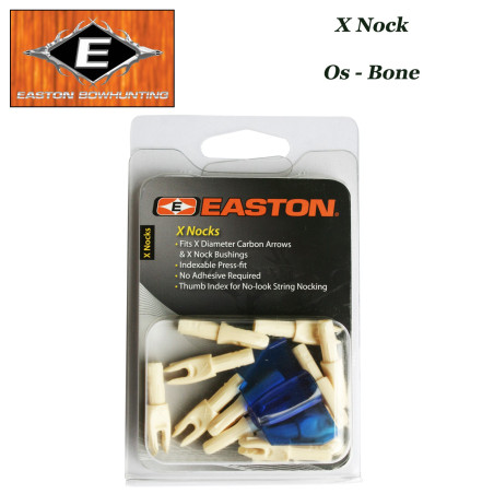 EASTON Encoches intérieures X Nocks 12 Pack OS - BONE