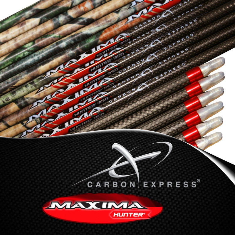 CARBON EXPRESS Maxima Hunter tubes nus pour flèches de chasse et tir 3D