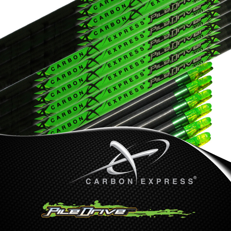 CARBON EXPRESS PileDriver tubes nus pour flèches de chasse et tir 3D