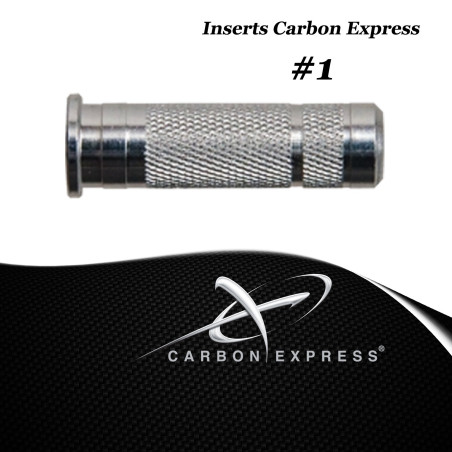CARBON EXPRESS Inserts en aluminium pour pointes à visser pour PileDriver, Mayhem & Maxima