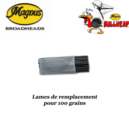 MAGNUS Stinger Pointes de chasse bilames fixes plus bleeder à 4 tranchants 85, 100, 125 & 150 grains