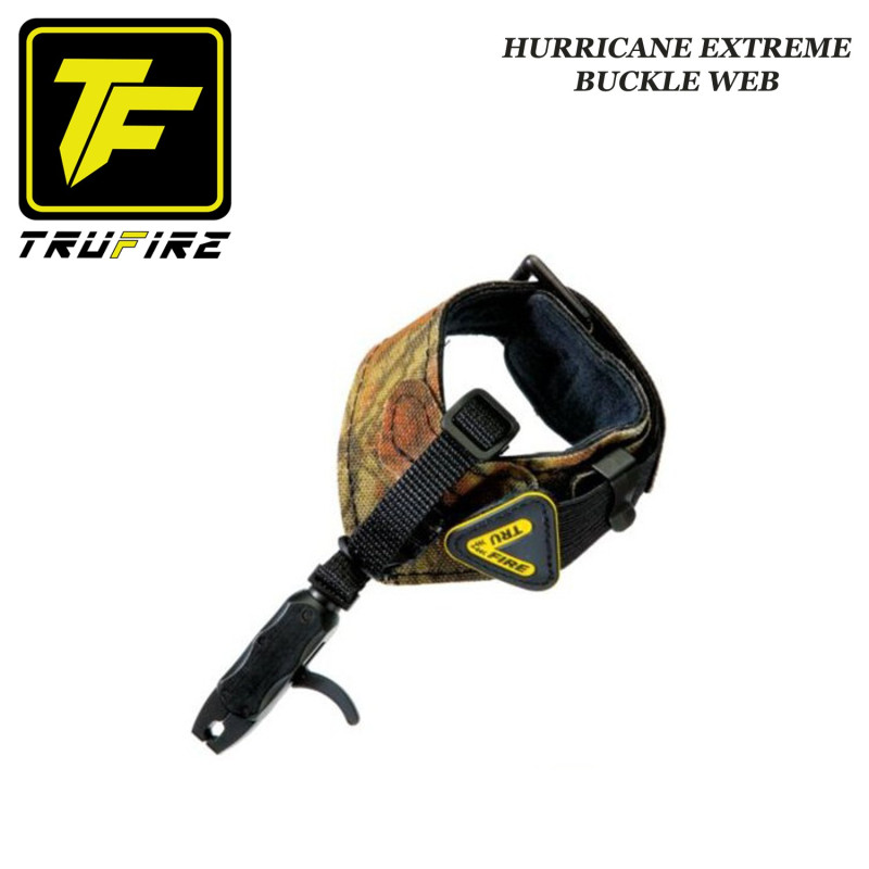 TRU-FIRE Hurricane Extreme Buckle Web décocheur à mâchoires bracelet camo à boucle pour la chasse et le tir 3D