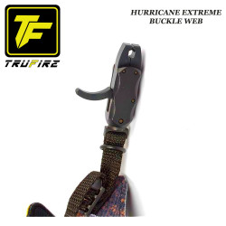 TRU-FIRE Hurricane Extreme Buckle Web décocheur à mâchoires bracelet camo à boucle pour la chasse et le tir 3D