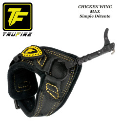 TRU-FIRE Chicken Wing MAX décocheur simple détente à crochet bracelet noir à boucle pour la chasse et le tir 3D