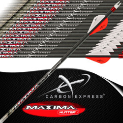 CARBON EXPRESS Maxima Hunter 3D feathered arrows for hunting and shooting