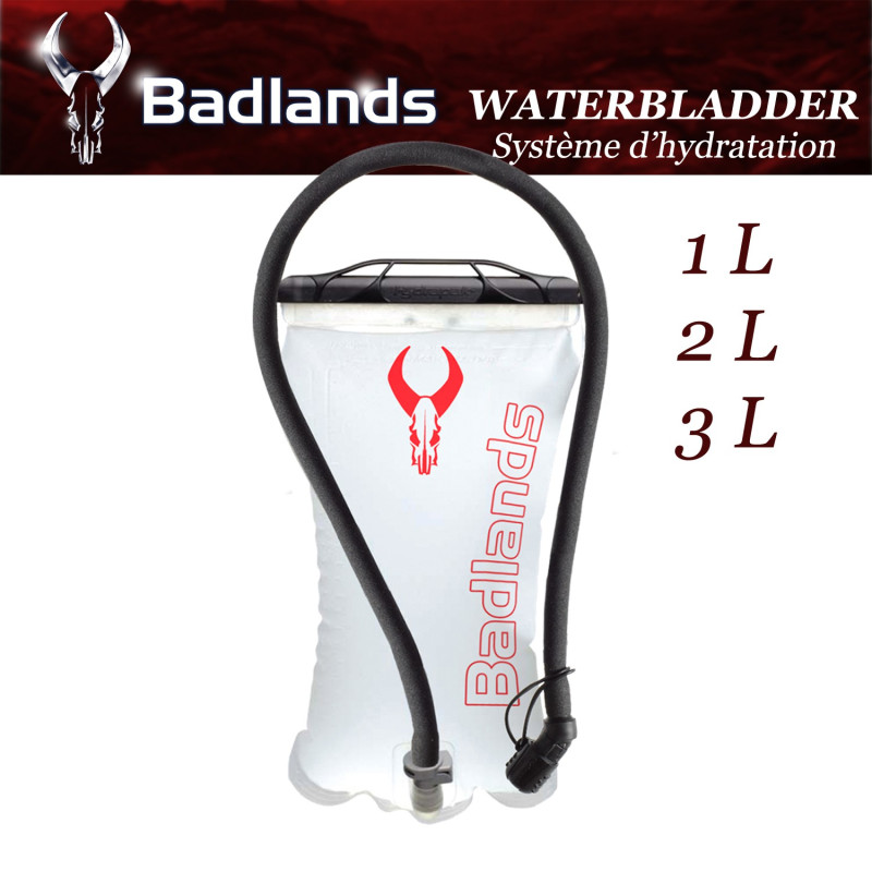 BADLANDS Waterbladder Poche réservoir à eau Camelbak pour sacs à dos 1L, 2L ou 3L