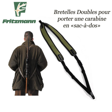FRITZMANN Double rifle sling for backpack