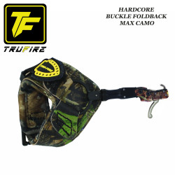 TRU-FIRE Hardcore Buckle Foldback MAX CAMO décocheur à crochet bracelet camo à boucle pour la chasse et le tir 3D