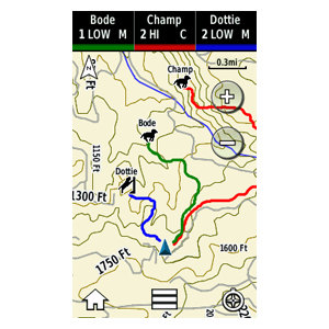 Suivi multiple de chiens avec le Garmin Alpha 100