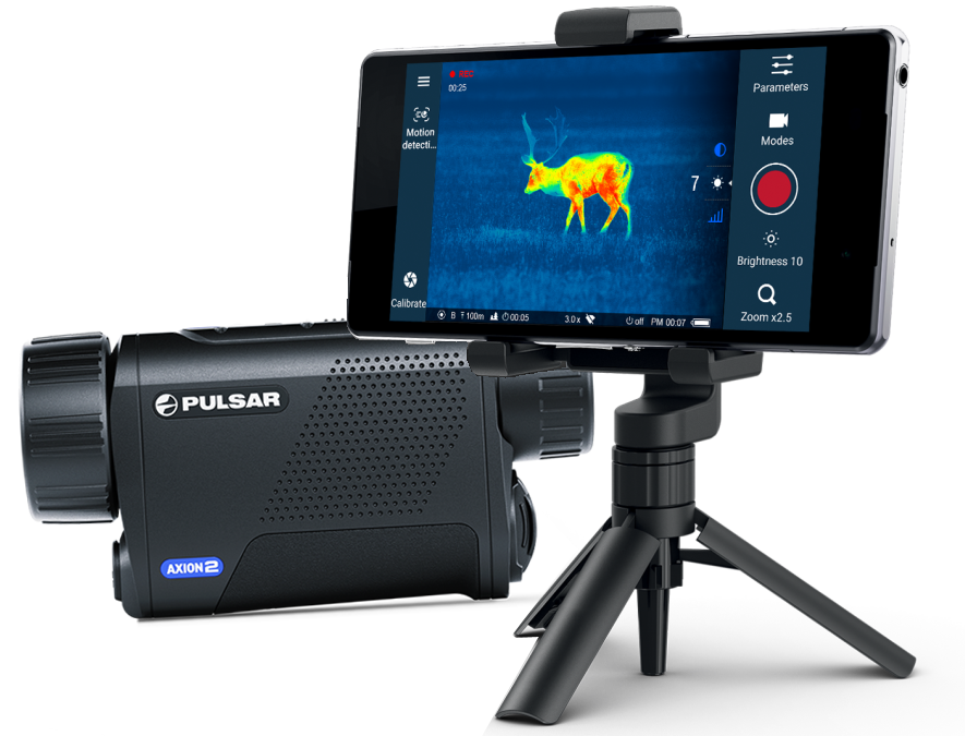 Enregistrement vidéos et photos avec la Pulsar Axion 2 XQ35