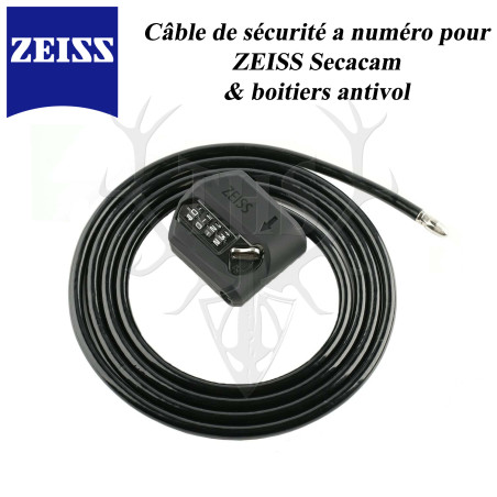 ZEISS​ Câble Antivol à Code – Sécurisation pour Caméras & Boîtiers