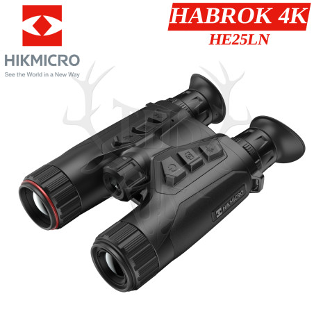 HIKMICRO Habrok Jumelles 4K HE25LN Thermique Infrarouge Digital avec Télémètre