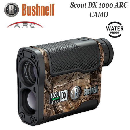 BUSHNELL Télémètre Laser Scout DX 1000 ARC Black ou Camo - 202355 - 202356
